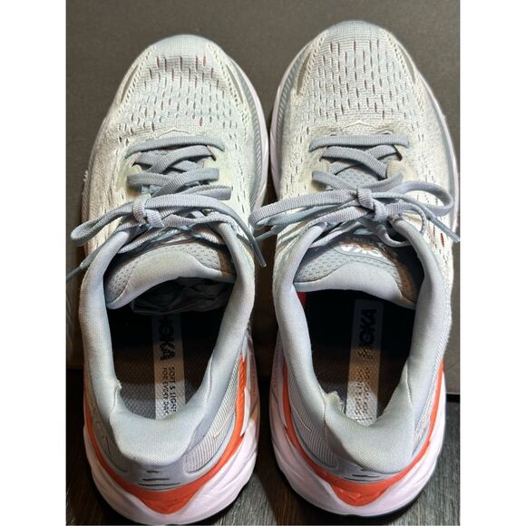 Hoka Clifton size 8W sneakers/ running shoes *flaw* - Picture 5 of 13